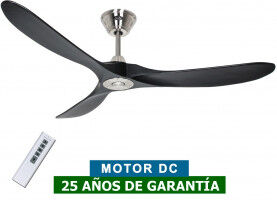 CasaFan Ventilador De Techo Casafan 315225 Eco Genuino 152cm Negro/cromo Cepillado CasaFan Ventilador De Techo Casafan 315225 Eco Genuino 152cm Negro/cromo Cepillado