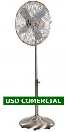 CasaFan Ventilador De Pie Casafan 304072 Satin Metal Breeze Ii Cromado / Giro 85º / Cuerpo De Metal Dorado CasaFan Ventilador De Pie Casafan 304072 Satin Metal Breeze Ii Cromado / Giro 85º / Cuerpo De Metal Dorado