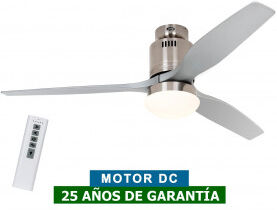 CasaFan Ventilador De Techo Con Luz Casafan 93132334 Aerodynamix Eco 132 Plateadas/ Cromo Cepillado CasaFan Ventilador De Techo Con Luz Casafan 93132334 Aerodynamix Eco 132 Plateadas/ Cromo Cepillado