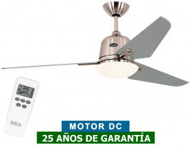 CasaFan Ventilador De Techo Con Luz Casafan 513285 Eco Aviatos 132 Gris Platedo/cromado CasaFan Ventilador De Techo Con Luz Casafan 513285 Eco Aviatos 132 Gris Platedo/cromado