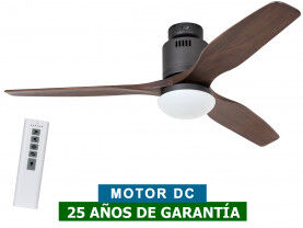 CasaFan Ventilador De Techo Con Luz Casafan 93132341 Aerodynamix Eco 132 Nuez/ Gris Basalto CasaFan Ventilador De Techo Con Luz Casafan 93132341 Aerodynamix Eco 132 Nuez/ Gris Basalto