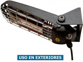 Mo-El Calefactor Halógeno Por Infrarrojo Mo-El 797 Lucciola 1200 / 6 M2 / Ip65 Mo-El Calefactor Halógeno Por Infrarrojo Mo-El 797 Lucciola 1200 / 6 M2 / Ip65