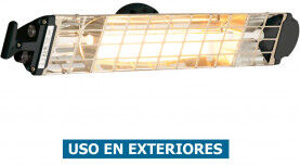 Mo-El Calefactor Halógeno Por Infrarrojo Mo-El 767n Fiore 1800n / 9 M2 / Ip65 Mo-El Calefactor Halógeno Por Infrarrojo Mo-El 767n Fiore 1800n / 9 M2 / Ip65