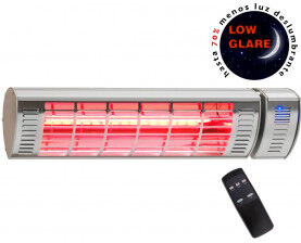 CasaFan Calefactor Halógeno Por Infrarrojo Casatherm 70030 W2000 Fb Gold Lowglare / 12 M2 / Ip 65 / Apto Exteriores CasaFan Calefactor Halógeno Por Infrarrojo Casatherm 70030 W2000 Fb Gold Lowglare / 12 M2 / Ip 65 / Apto Exteriores