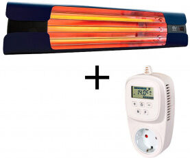 CasaFan Calefactor De Cuarzo Por Infrarrojo Vortice 70006 Thermologika Design Azul Oscuro + Termostato 9005 Xts16 CasaFan Calefactor De Cuarzo Por Infrarrojo Vortice 70006 Thermologika Design Azul Oscuro + Termostato 9005 Xts16