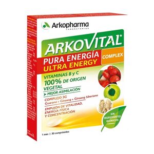 Arkopharma ARKOVITAL Pura Energía Ultra 30 Comprimidos