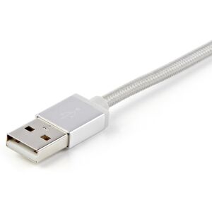 StarTech.com Cable Trenzado de 1m USB a Lightning USB-C y Micro USB - Cable Cargador para Teléfono Móvil iPhone iPad Tablet