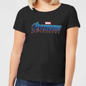 Marvel Camiseta Vengadores Endgame Logo - Mujer - Negro - L - Negro