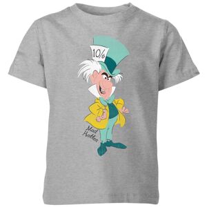 Disney Camiseta Disney Alicia en el País de las Maravillas Sombrerero Loco - Niño - Gris - 9-10 años - Gris