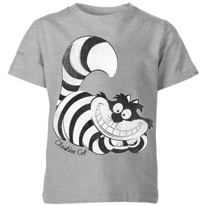 Disney Camiseta Disney Alicia en el País de las Maravillas Gato de Cheshire - Niño - Gris - 7-8 años