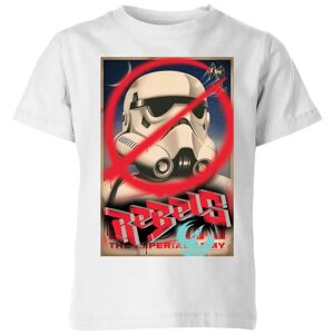 Star Wars Camiseta Star Wars Rebels Poster - Niño - Blanco - 7-8 años - Blanco