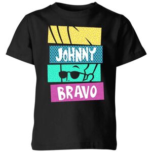 Cartoon Network Camiseta Spin-Off Cartoon Network Johnny Bravo 90's Slices - Niño - Negro - 7-8 años - Negro