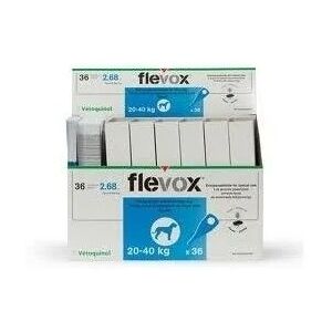 VETOQUINOL Flevox Perros L 36 Pipetas (20-40 Kg)