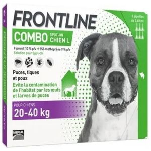 MERIAL Combo Frontline (20-40 Kg) 6 Pipetas Grande