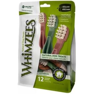 Whimzees Snack Dental Cepillo Mix M - 12 Unidades