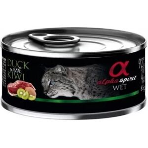 Alpha Spirit Gato Pato Con Kiwi Latas 85 Gr