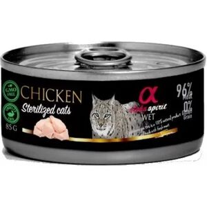 Alpha Spirit Gato Esterilizado Pollo Latas 85 Gr