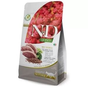Farmina Nd Quinoa Grain Free Neutered Pato Gato 2 X 5 Kg
