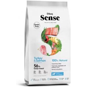 Dibaq Sense Puppy Grain Free Salmón Y Pavo 2 X 12 Kg