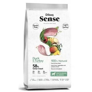 Dibaq Sense Light & Senior Grain Free Pato Y Pavo 2 X 12 Kg