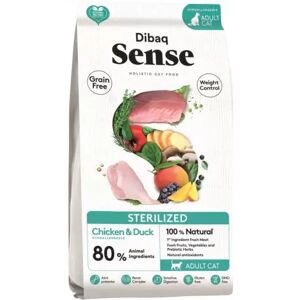 Dibaq Sense Sterilized Grain Free Pollo Y Pato Gato 6 Kg