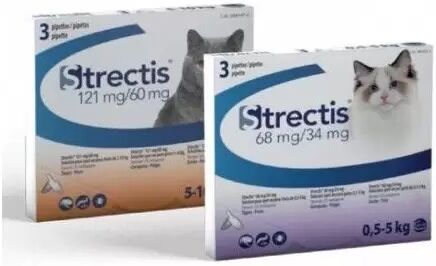 CEVA Strectis Gatos 3 Pipetas 5 - 10 Kg