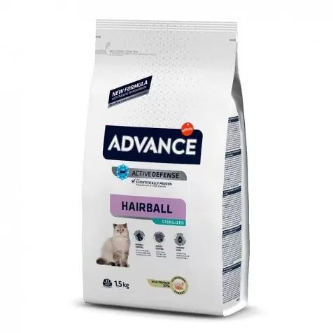 Advance Gatos Esterilizados Hairball 3 Kg