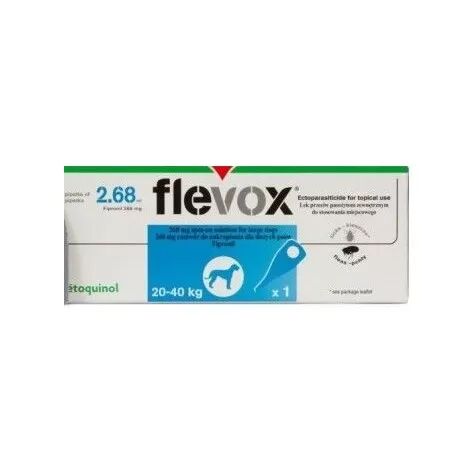 VETOQUINOL Flevox Perros L 1 Pipeta (20-40 Kg)