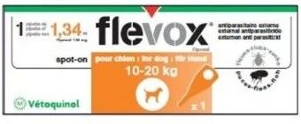 VETOQUINOL Flevox Perros M 1 Pipeta (10-20 Kg)