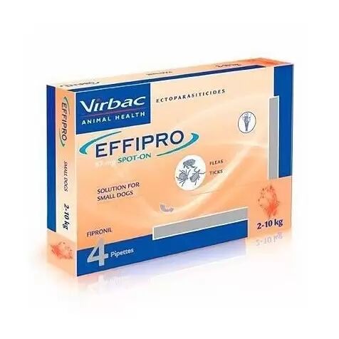Virbac Effipro 67 Mg Perros Pequeño 4 Pipetas ( 2 - 10 Kg)