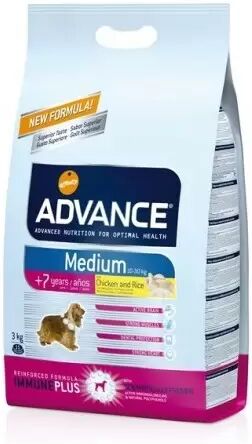 Advance Medium Senior Chicken & Rice 12 Kg