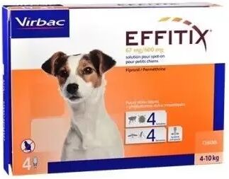 Virbac Pipetas Perros Effitix S (4 - 10 Kg) - 4 Pipetas