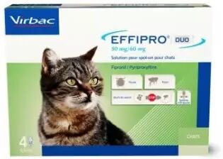 Virbac Effipro Duo Spot - On Gatos 4 Pipetas