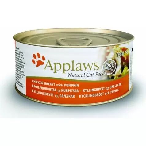 Applaws Lata Gatos Adultos Pollo Con Calabaza - 6 Unidades - 420 Gr