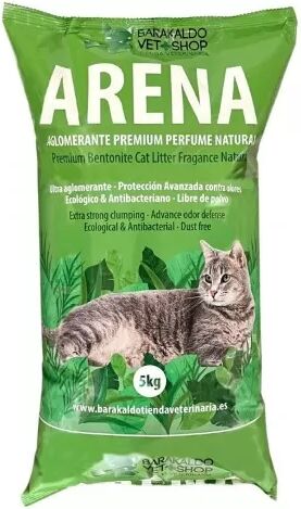 Arena Aglomerante Natural Premium Barakaldo Vet Shop 10 L - 10 Kg