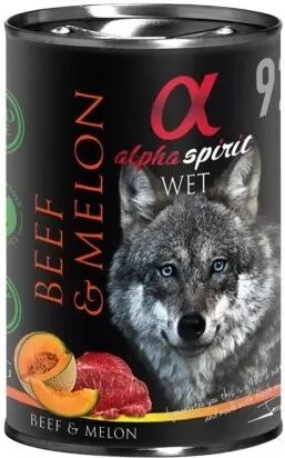 Alpha Spirit Ternera Con Melón Perro Latas 400 Gr