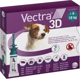 CEVA Vectra 3d Perros 3 Pipetas 4 - 10 Kg