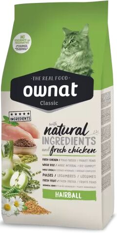 Ownat Classic Hairball Gato 4 Kg