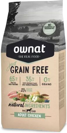 Ownat Just Grain Free Adult Chicken Perro 3 Kg