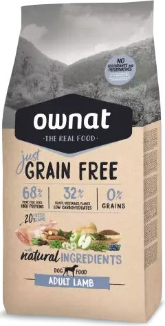 Ownat Just Grain Free Adult Lamb Perro 3 Kg