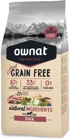 Ownat Just Grain Free Duck Perro 14 Kg