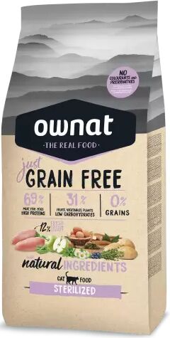 Ownat Just Grain Free Sterilized Gato 3 Kg