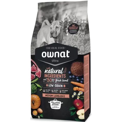 Ownat Ultra Medium Lamb & Rice Perro 3 Kg