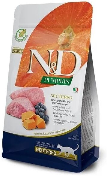 Farmina Nd Pumpkin Neutered Grain Free Cordero Gato 5 Kg