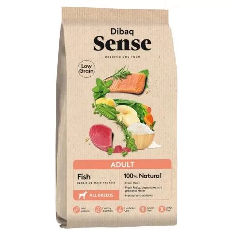 Dibaq Sense Adult Low Grain Fish 12 Kg