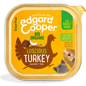 Edgard & Cooper Adult BIO Organic Pavo Tarrina para Perros 100 gr Edgard & Cooper Adult BIO Organic Pavo Tarrina para Perros 100 gr
