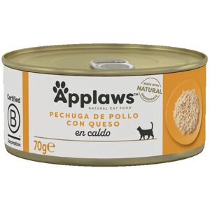 Applaws Lata Gatos Adultos Pollo con Queso 1 unidad - 70 gr Applaws Lata Gatos Adultos Pollo con Queso 1 unidad - 70 gr