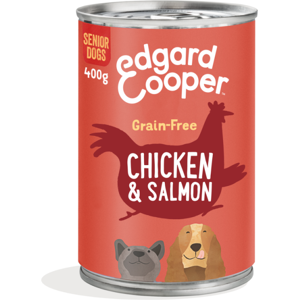 Edgard & Cooper Senior Grain Free Pollo y Salmón Perro Latas 6 x 400 gr Edgard & Cooper Senior Grain Free Pollo y Salmón Perro Latas 6 x 400 gr