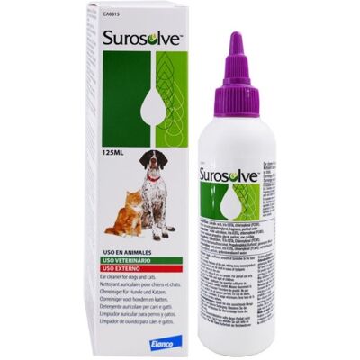 Elanco Surosolve Limpiador de Oídos 125ml - Limpiador de Oídos Elanco Surosolve Limpiador de Oídos 125ml - Limpiador de Oídos
