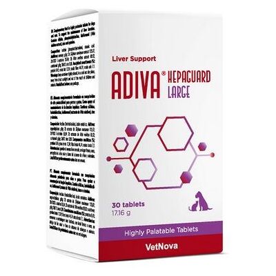 Vetnova Adiva Hepaguard Large - Protector Hepático - Apoya la función hepática Vetnova Adiva Hepaguard Large - Protector Hepático - Apoya la función hepática